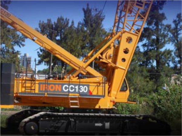 Gruas sobre orugas